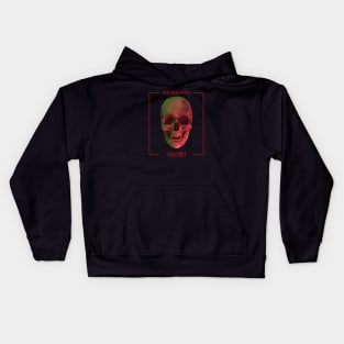 Memento Mori- Red Skull Design Kids Hoodie